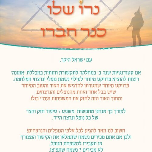 פרוייקט הנצחה